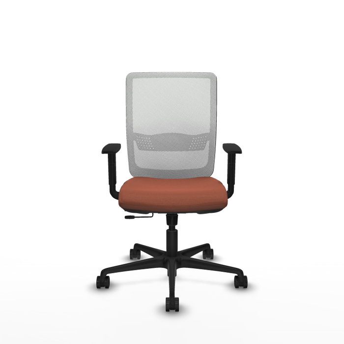 PIQUERAS Y CRESPO Silla de oficina Haches con mecanismo Sincro/Traslack Marrón y Blanco PIQUERAS Y CRESPO Silla de oficina Haches con mecanismo Sincro/Traslack Marrón y Blanco