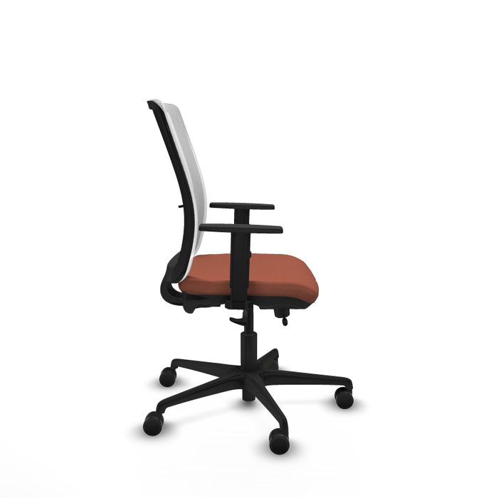 PIQUERAS Y CRESPO Silla de oficina Haches con mecanismo Sincro/Traslack Marrón y Blanco PIQUERAS Y CRESPO Silla de oficina Haches con mecanismo Sincro/Traslack Marrón y Blanco