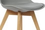 DKD Home Decor Silla Acolchada Gris