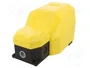 EMAS Interruptor de pie amarillo NC + NA