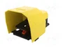 EMAS Interruptor de pie amarillo NC + NA