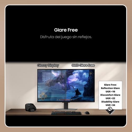Samsung Odyssey G6 G60SF S27FG602SU 27 pulg. QHD OLED 500Hz Plata Samsung Odyssey G6 G60SF S27FG602SU 27 pulg. QHD OLED 500Hz Plata