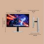 Samsung Odyssey G6 G60SF S27FG602SU 27 pulg. QHD OLED 500Hz Plata