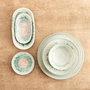 Plato Postre Porcelana Kai Hydrozero Bidasoa 21 cm (6 Unidades)