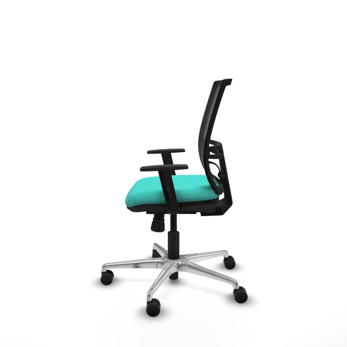 PIQUERAS Y CRESPO Silla de oficina Yunquera con Mecanismo Sincro, Turquesa y Negro PIQUERAS Y CRESPO Silla de oficina Yunquera con Mecanismo Sincro, Turquesa y Negro
