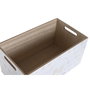 DKD Home Decor Caja MDF 36x21x18 Patitos y Mapache Surtido de 2