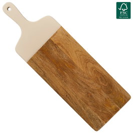 Home Deco Factory Tabla de servir Mirage, madera de mango 58x19x1.5 cm, sostenible
