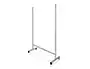 Rocada Soporte Móvil Universal para Pizarras de Pared de 120-200 cm con Ruedas y Freno 1230x2030x490 mm