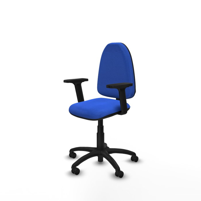 PIQUERAS Y CRESPO Silla de oficina Aýna Azul con Brazos 2D PIQUERAS Y CRESPO Silla de oficina Aýna Azul con Brazos 2D
