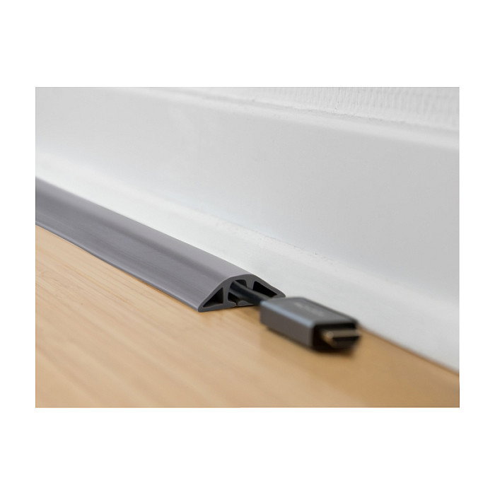 DeLOCK Canaleta de PVC flexible 50 x 13 mm, 1,5 m, gris DeLOCK Canaleta de PVC flexible 50 x 13 mm, 1,5 m, gris