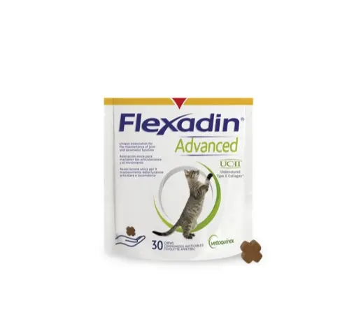 Vetoquinol Flexadin Advance UCII 30 comprimidos masticables para gato