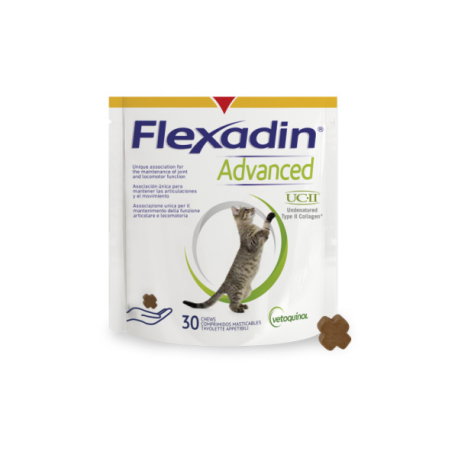 Vetoquinol Flexadin Advance UCII 30 comprimidos masticables para gato