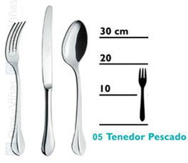OMS Laura Tenedor Pescado (Set de 12)