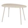 Home Deco Factory Juego de 2 Mesas Nido Terra Nova con Patas de Hierro - Mesa Grande 75x50 cm y Pequeña 60x39 cm