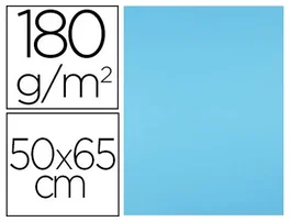 Liderpapel Cartulina Turquesa 50x65 cm 180g/m2 (25 hojas)