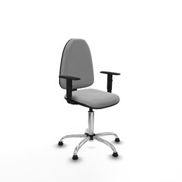 PIQUERAS Y CRESPO Silla de oficina Aýna Gris claro con Brazos 1D