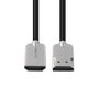 MicroConnect Cable HDMI 2.0 Ultra Delgado 0,5m Negro, 4K*2K@60HZ