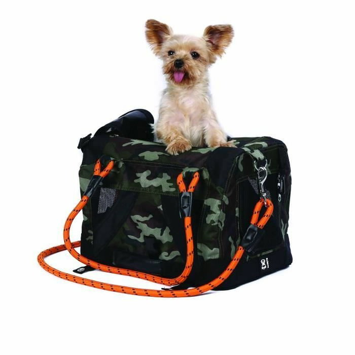 M Pets Bolsa de transporte REMIX 2 en 1 Camuflaje y Naranja M Pets Bolsa de transporte REMIX 2 en 1 Camuflaje y Naranja