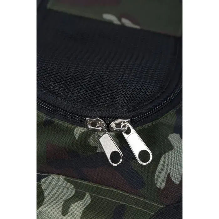 M Pets Bolsa de Transporte REMIX 2 en 1 Camuflaje y Naranja MPE6953182740902 Plegable Ligera Arnés con Cinturón 41 x 28 x 28 cm