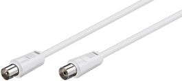 MicroConnect Cable Coaxial M-H 2.5m Blanco 75 Ohm COAX025W