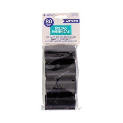 Nayeco Bolsas Higiénicas Negras Pack 4 Rollos Nayeco Bolsas Higiénicas Negras Pack 4 Rollos