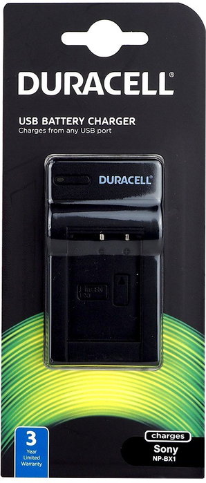 Duracell Cargador con cable USB para DRSBX1/NP-BX1 Duracell Cargador con cable USB para DRSBX1/NP-BX1