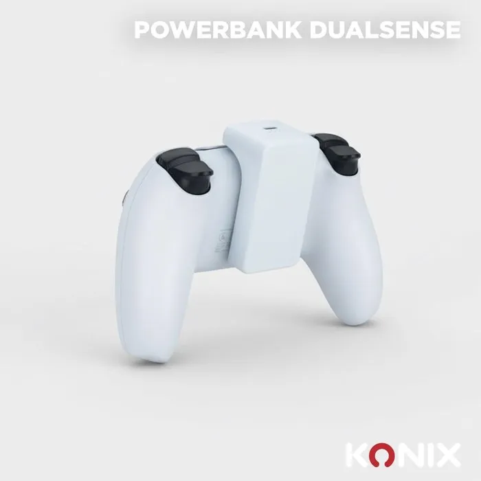 Konix Batería Externa para Mandos Joy-Con Nintendo Switch - KON3328170306997 - Negro - Indicador LED Carga - 10 Modos Iluminación RGB