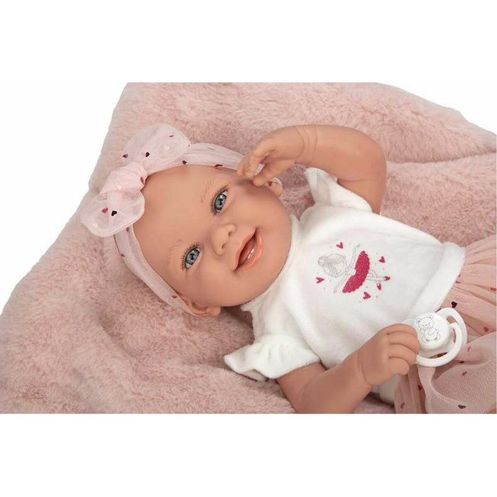 Muñecas Arias Muñeca Elegance Zoe Bailarina Rosa con Cojín