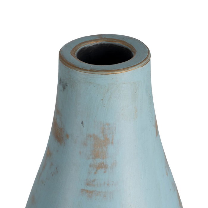 Ixia Jarrón Turquesa Terracota Decoración 23 x 25 x 64 cm Ixia Jarrón Turquesa Terracota Decoración 23 x 25 x 64 cm