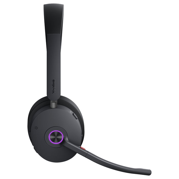 Yealink BH74 Teams - Auriculares Diadema Bluetooth 5.3 Inalámbricos con ANC, Micrófono Boom, USB-C/A, 65h Autonomía, Negro