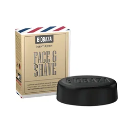 Biobaza Black Energy Jabón de Afeitar con Carbón, Seborregulador, 100 g