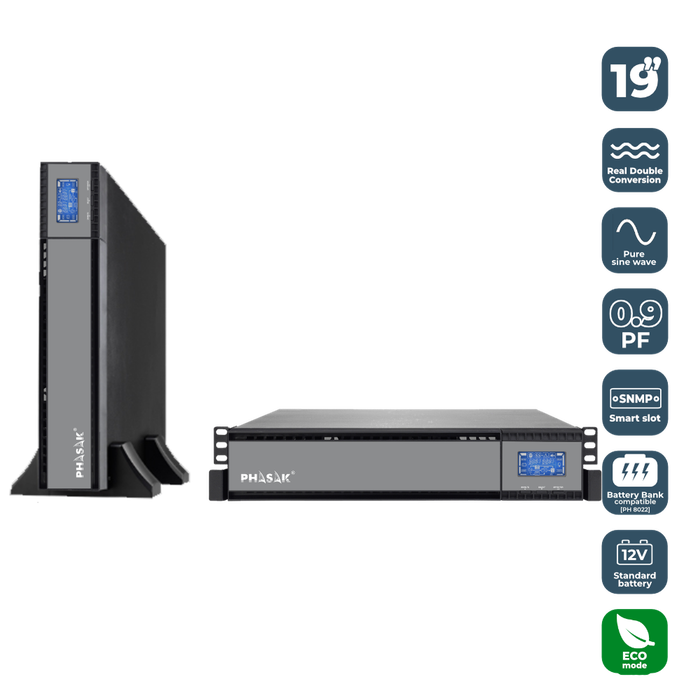 Phasak PH 9330 SAI 3000VA Rack Online Phasak PH 9330 SAI 3000VA Rack Online