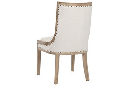 DKD Home Decor Silla Romántico Natural Blanco Roto 59 x 97 x 54 cm (2 Unidades)