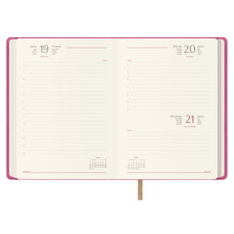 Agenda Anual (2026) Dohe Samba Cosida Tapa Extra Polipiel Con Goma 150X210 D/P Fucsia