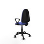 PIQUERAS Y CRESPO Silla de oficina Aýna Azul claro con Brazos Fijos