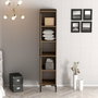 Hanah Home Armario Kumsal S Nogal 40cm Ancho x 47.5cm Alto x 201.4cm Profundo Tablero de Partículas Melamina
