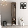 Hanah Home Armario Kumsal S Nogal 40cm Ancho x 47.5cm Alto x 201.4cm Profundo Tablero de Partículas Melamina