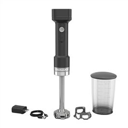 Kitchenaid 5KHBRV71BM Batidora de Mano Inalámbrica con Batería Go, Negro Mate