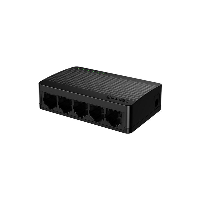 Tenda SG105M Switch Gigabit Ethernet de 5 Puertos 10/100/1000Mbps Plug & Play para Escritorio/Pared 10Gbps Capacidad