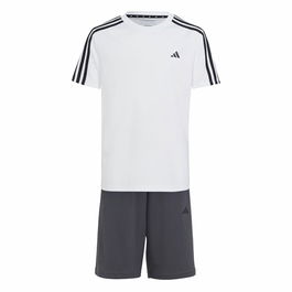 Conjunto Deportivo para Niños Adidas Essentials Blanco Negro 7-9 Años