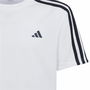 Conjunto Deportivo para Niños Adidas Essentials Blanco Negro 7-9 Años