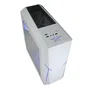 Talius Xentinel Caja Midi Tower Gaming ATX con Ventana Lateral Acrílico, USB 3.0, Iluminación LED Azul, Color Negro/Blanco