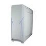 Talius Xentinel Caja Midi Tower Gaming ATX con Ventana Lateral Acrílico, USB 3.0, Iluminación LED Azul, Color Negro/Blanco