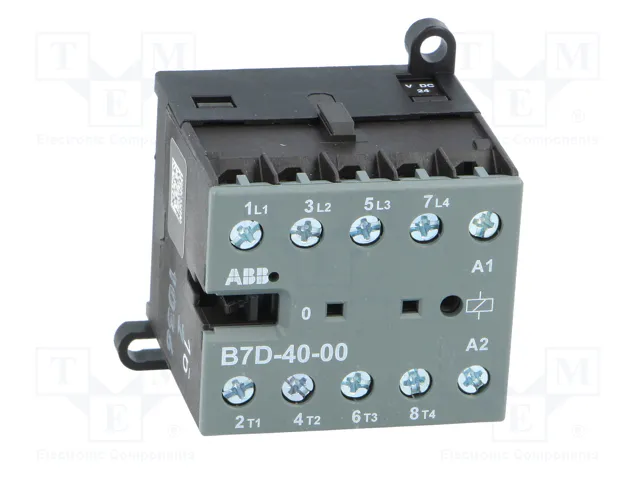 ABB Contactor B7D 4-polar 12A 24VDC NO x4