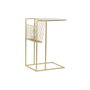 DKD Home Decor Revistero de Metal y Espejo Dorado 48x35x71 cm