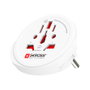 SKROSS Länderstecker World to Europe Blanco