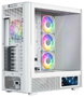 Modecom Volcano AQ400 ARGB PC Chasis Midi Tower Blanca con Pantalla LCD