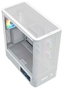 Modecom Volcano AQ400 ARGB PC Chasis Midi Tower Blanca con Pantalla LCD