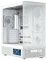 Modecom Volcano AQ400 ARGB PC Chasis Midi Tower Blanca con Pantalla LCD