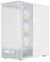 Modecom Volcano AQ400 ARGB PC Chasis Midi Tower Blanca con Pantalla LCD